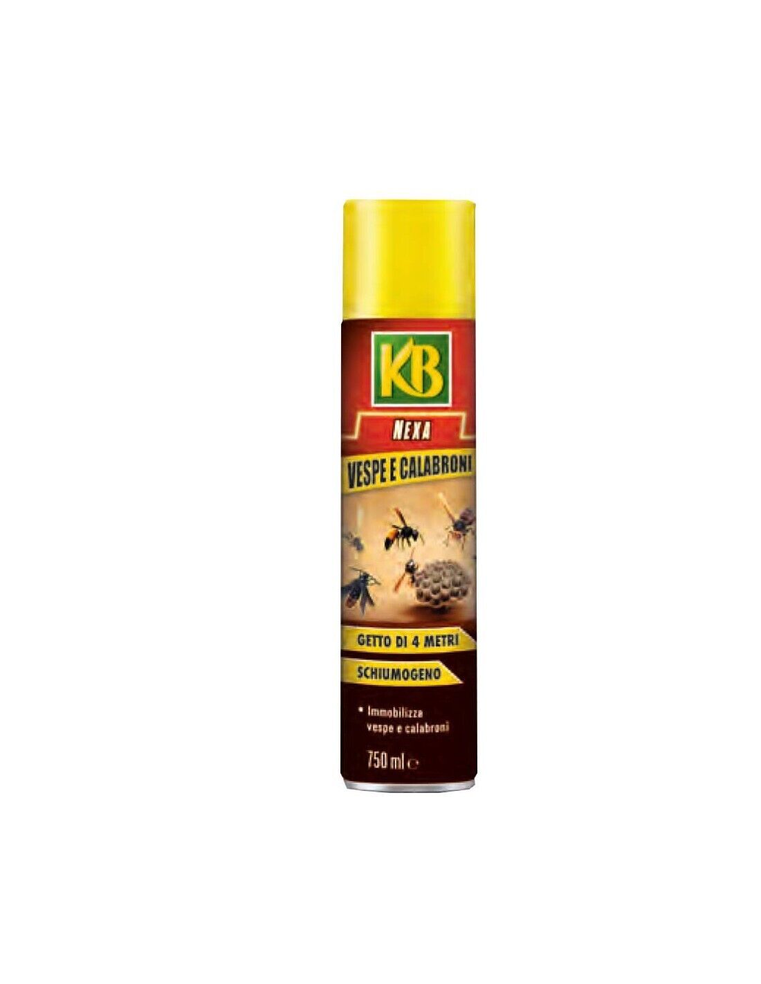 KB NEXA ITAL-AGRO INSETTICIDA SPRAY ANTI VESPE E CALABRONI SCHIUMOGENO 750 ML