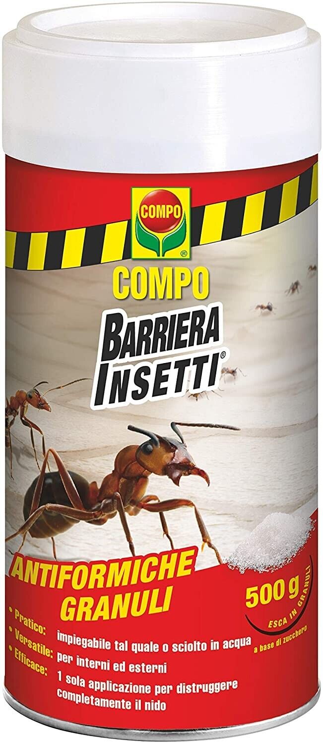DISABITUANTE FORMICHE STOP ANTIFORMICA GRANULARE CASA GIARDINO GR.500 Compo