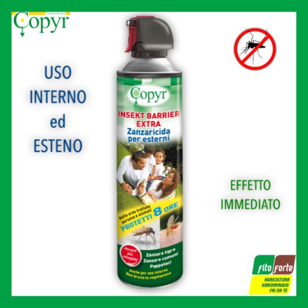 INSETTICIDA SPRAY ZANZARE PAPPATACI GIARDINO TERRAZZO PIANTE 600 ML ZANZARICIDA