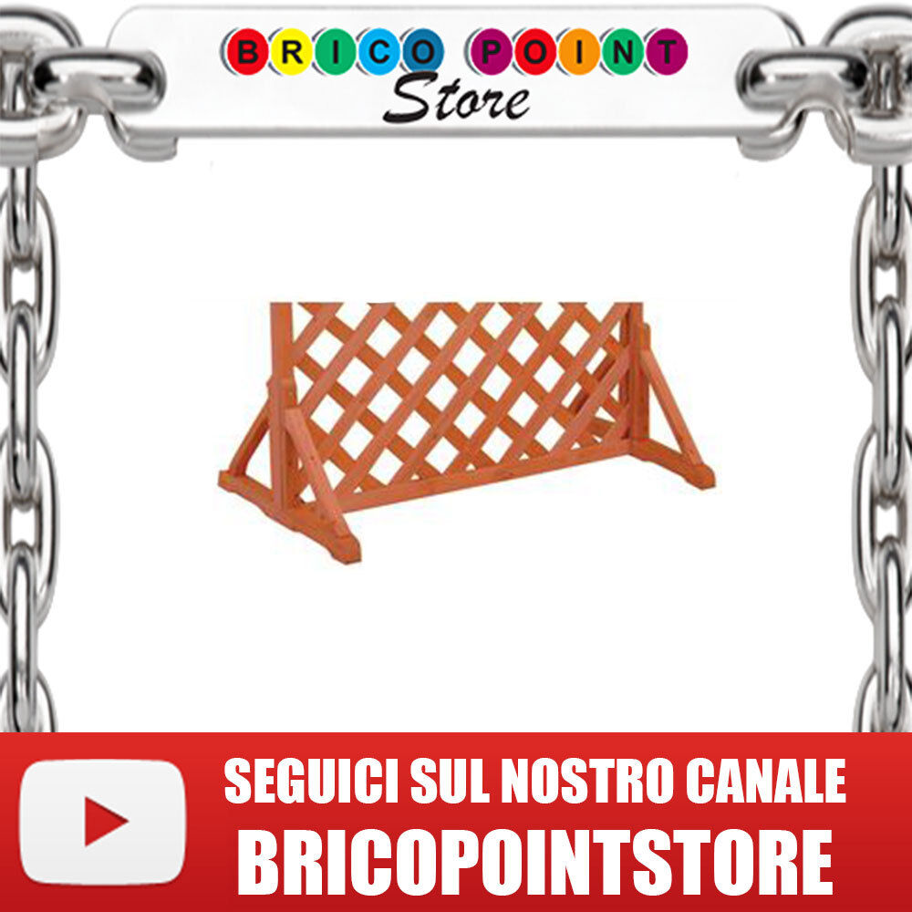 PIEDE PER TUTTI TIPI DI PANELLI GRIGLIATI IN LEGNO DIMENSIONI CM 60x30H