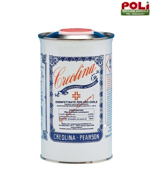 CREOLINA PEARSON DISINFETTANTE PER USO CIVILE 1LT PRESIDIO MEDICO CHIRURGICO
