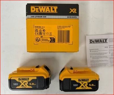 Dewalt  dcb184p2-xj 18v 5ah set batterie 5035048736012