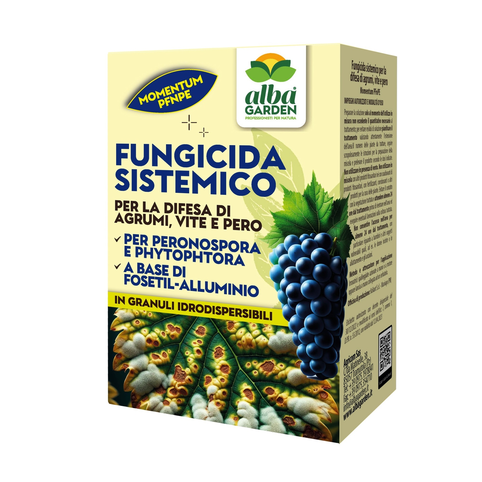 Fungicida Sistemico Avanzato per Agrumi, Vite, Pero difesa da Peronospora 180 g