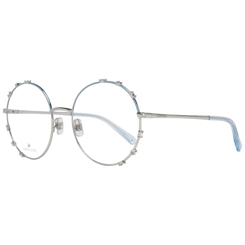 Swarovski Sk5380 Occhiali, Shiny Palladium, 57 Donna