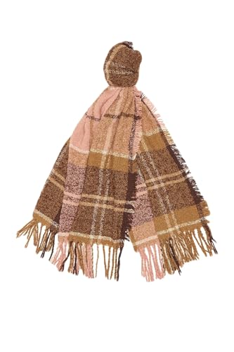Barbour Scarf Chocolate Tarta Lsc0130 Chocolate Tarta Tu