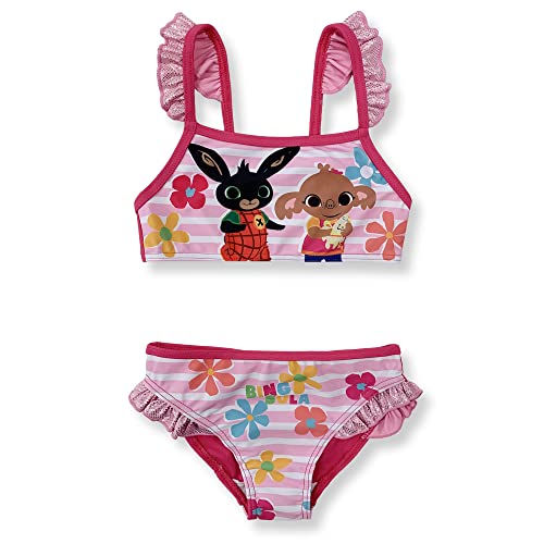 Sun City Costume Bikini Bing E Sula, Costume Due Pezzi Da Mare Bambina, Fuxia
