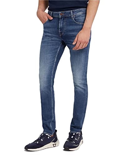 Guess Uomo Pantaloni Jeans 5 Tasche Chris M2Ya27D4Q42 52 Blu Carry Mid. 2Crm