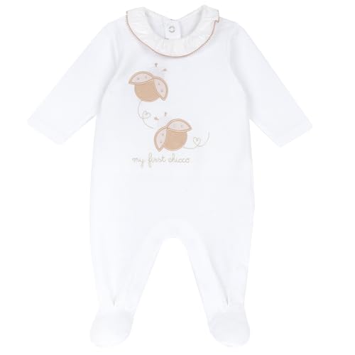 Chicco, Tutina Neonata, Body Neonata Con Comoda Apertura Con Bottoncini, In Morbido Cotone, Lavabile In Lavatrice, Abbigliamento Neonata 0-24 Mesi, De