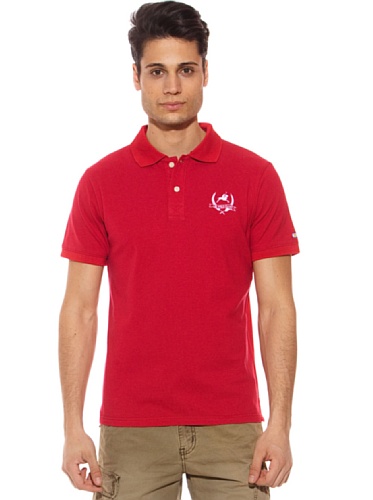 Ar Polo Polo Ricamata Rosso S
