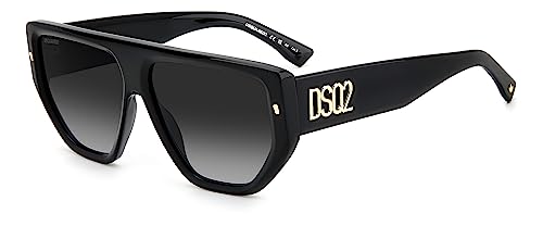 Dsq D2 0088/S Sunglasses, 2M2/9O Black Gold, 60 Unisex