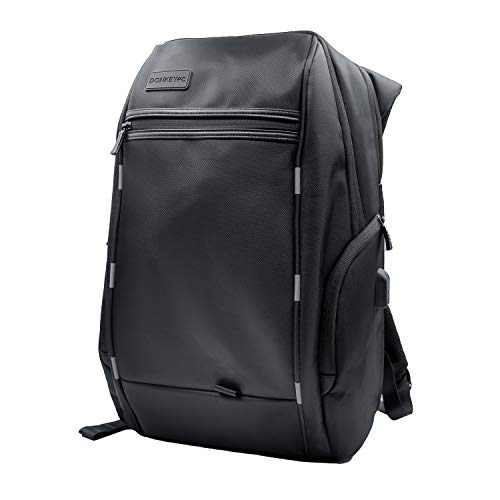 Donkey Pc - Zaino Porta Pc 15.6 Pollici. Zaino Nero Portatile Con Caricatore Usb E Vari Scomparti. Zaino Da Viaggio Impermeabile. Zaino Da Lavoro Impe