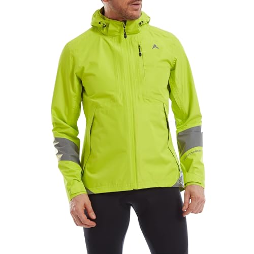 Altura Typhoon - Giacca Da Ciclismo Impermeabile Riflettente Da Uomo, Taglia M, Colore: Lime