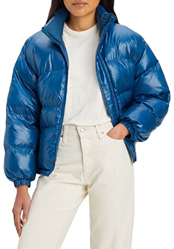 Levi'S Retro Puffer Caviar, Jacket Donna, Gibralter Sea, M