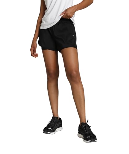 Puma Shorts Da Running 2 In 1 Run Favourite In Tessuto Da Donna S Black