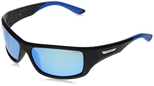 Polaroid Pld 7013/S Sunglasses, El9/5X Blk Turquois, 63 Men'S