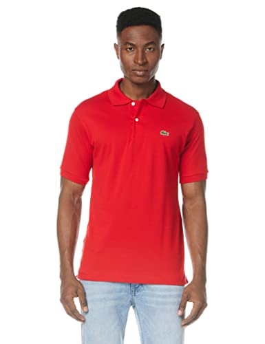 Lacoste L1212 Polo, Rosso (Rouge), Xs Uomo