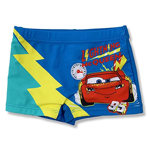Costume Parigamba Cars, Disney, Saetta Mcqueen, Pantaloncino Da Mare Bambino, Blu
