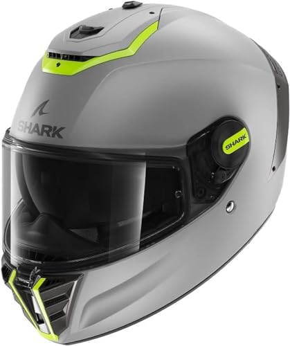 Shark Spartan Rs Blank Mat Sp Silver Yellow Silver M
