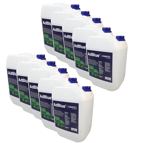 Chimpex Kit Adblue 10 Taniche Da 10 Litri Additivo Con Beccuccio Urea Tecnologia Scr Diesel Euro 4 5 6