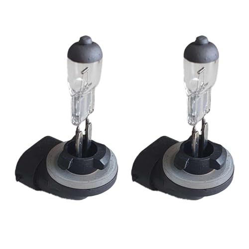 Carall 2 Pezzi Di Lampadine 12V Per Auto, Luci Anabbagliante,Abbagliante,Fendinebbia Ect. (H27-2 12V 27W Pgj13)