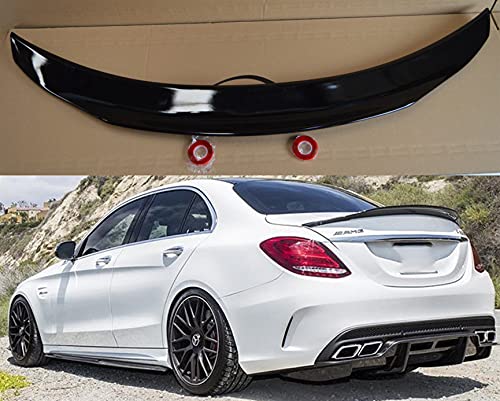 Caixcar Alerone Posteriore W205 Stile Psm Aleron Nero Brillo Spoiler