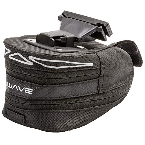 M-Wave Clip-On Wedge, Tilburg L Borsa Da Sella 180 X 115 105 Mm Colore Nero Unisex Adulto, Grigio, 20 Cm