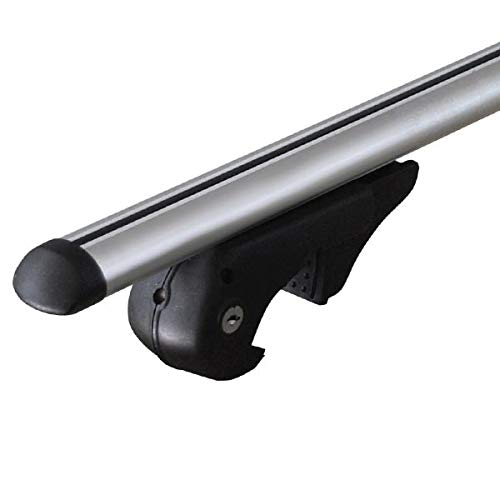 Barre Auto Portatutto Menabo Alta Qualità Modello Brio 120Cm Con Serratura Antifurto E Portata Massima Di 90Kg
