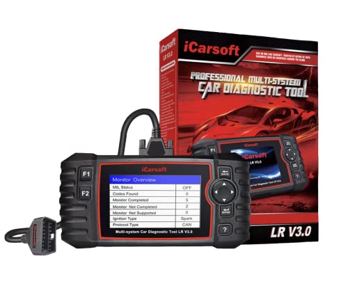 Icarsoft Lr V3.0 - Valigetta Diagnostica Auto Pro Compatibile Per Landrover E Jaguar - Dispositivo Diagnostico Professionale