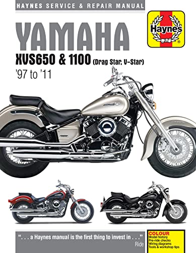Yamaha Xvs650 & 1100 (Drag Star, V-Star) '97 To '11: Service And Repair Manual
