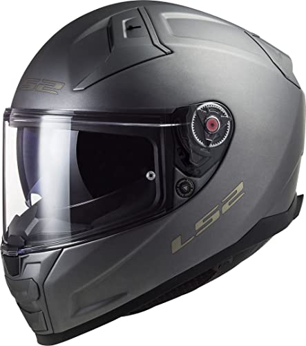 Ls2, Casco Moto Integrale Vector Ii Matt Titanium, L