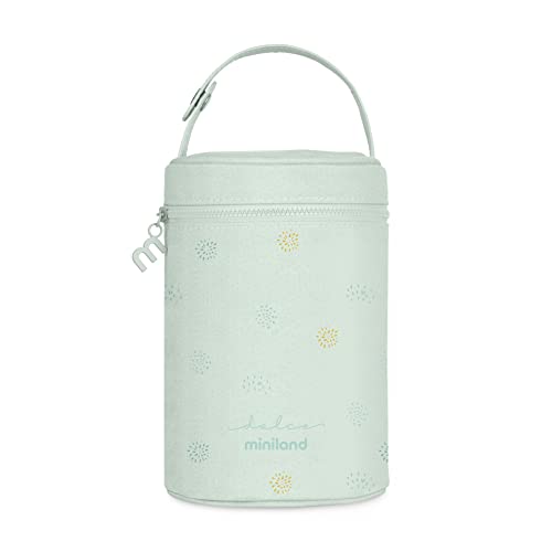 Thermibag Mint 700 Ml. Coperchio Isotermico Con Maniglia Per Appendere E Trasportare Ideale Per Thermos Solidi Miniland. Collezione Dolce.