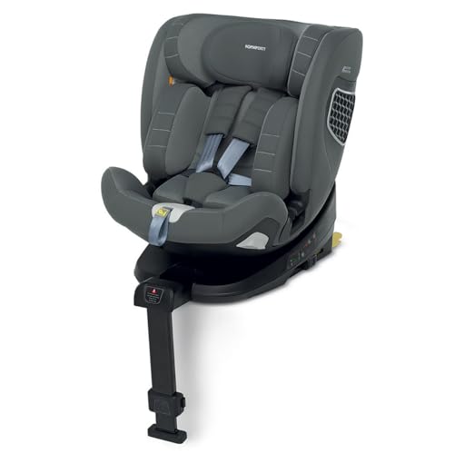 Foppapedretti Seggiolino Auto Fp360 I-Size, Seduta Girevole A 360°, Per Bambini Da 40 A 150 Cm Di Altezza, 0-12 Anni, Conforme Ece R129, Fissaggio Dua