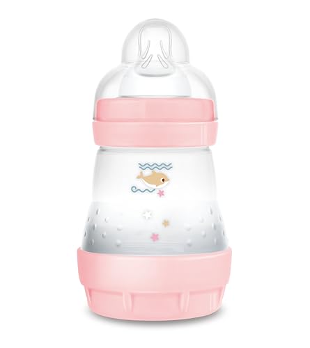 Mam Biberon Easy Start Anticolica, Con Tettarella In Silicone Skinsofttm, 0+ Mesi, 160 Ml, Rosa