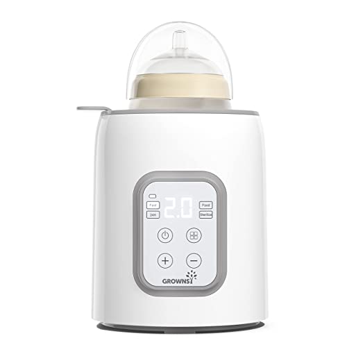 Scaldabiberon, Sterilizzatore Biberon 8 In 1 Lcd Controllo Accurato Della Temperatura Per Latte Materno,Riscaldatore Di Alimenti Per Bambini Veloce E