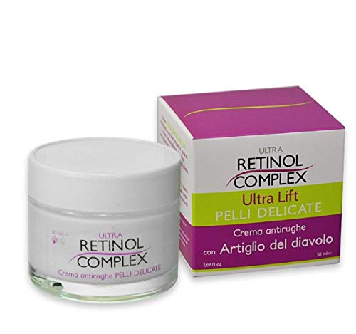 Ultra Retinol Complex Crema Viso Antirughe Per Pelli Delicate Con Artiglio Del Diavolo - 50 Ml