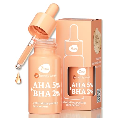 7Days - Siero Per Il Viso All'Acido Salicilico - Siero Esfoliante Anti Acne Con Acido Glicolico - Siero Coreano Per Il Trattamento Dell'Acne Con Aha E