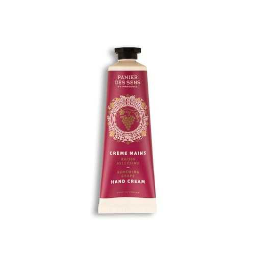 Panier Des Sens - Crema Mani Per Pelle Secca All'Uva - Mini Crema Mani Idratante – Burro Di Karité E Olio Di Mandorla - Fabbricato In Francia - 97% Di