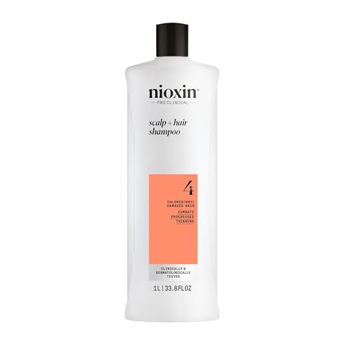 Nioxin Sistema 4 Scalp + Hair Shampoo - Shampoo Fortificante Per Capelli Danneggiati Con Assottiglia