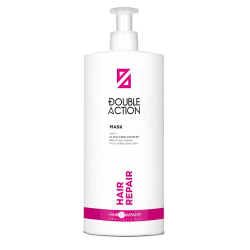Double Action Mask Hair Repair Maschera Riparatrice Del Capello Danneggiato 1L