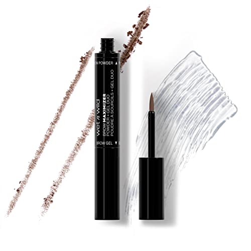 Wet N Wild Brow Duo, Eyebrow Gel Duo And Eyebrow Powder To Shape, Define And Fill Eyebrows, Neutral Brown Shade