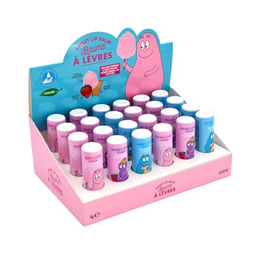 Set 24 Burro Cacao Barbapapà Per Bambini Da 5 Gr 3 Gusti Assortiti