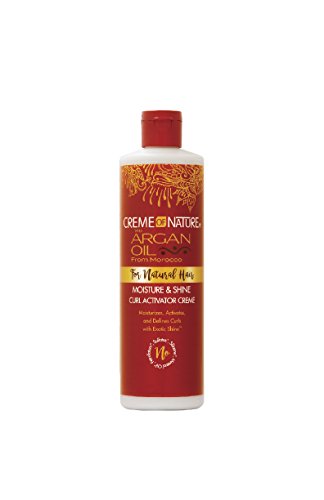 Creme Of Nature Argan Oil Moisturist & Brillante Curl Active Crema 354 Ml