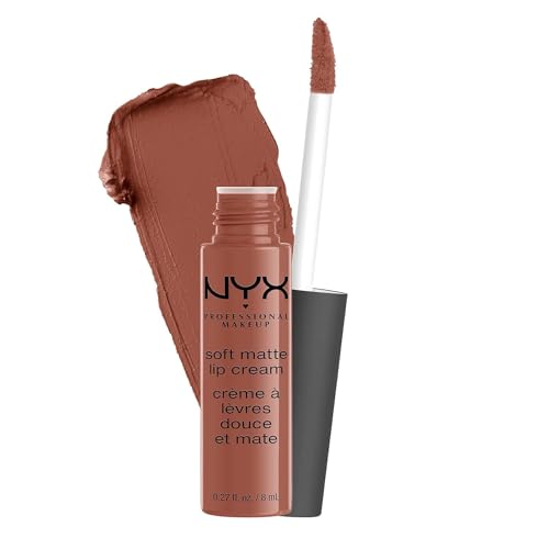 Nyx Professional Makeup Soft Matte Lip Cream, Finish Matte E Cremoso, Colore Extra-Pigmentato, Long Lasting, Tonalità: Leon