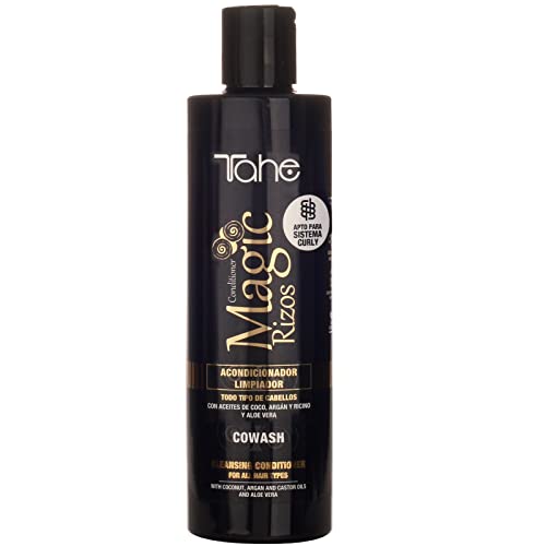 Tahe Magic Rizos Condizionatore/Shampoo Nutritivo Cowash, 300 Ml