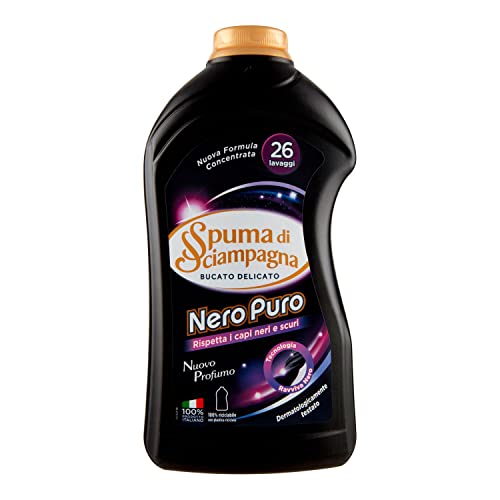 Spuma Di Sciampagna Detersivo Lavatrice Liquido Neropuro 26 Lavaggi M1300, 1300Ml