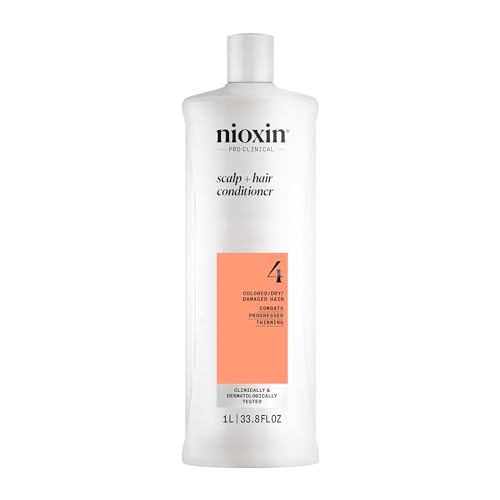 Nioxin Sistema 4 Scalp + Hair Conditioner - Balsamo Fortificante Per Capelli Danneggiati Con Assotti
