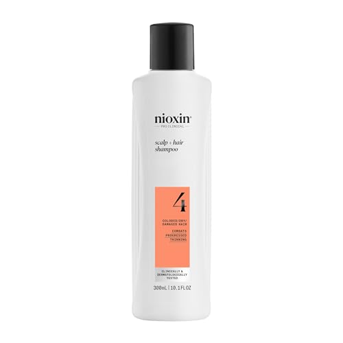 Nioxin Sistema 4 Scalp + Hair Shampoo - Shampoo Fortificante Per Capelli Danneggiati Con Assottiglia