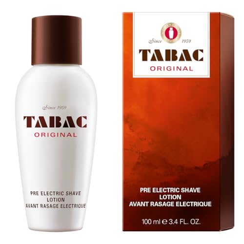 Tabac® Original | Pre Electric Shave - Preparazione Della Pelle Per La Rasatura Elettrica - Con La Fragranza Di Tabac Original | 100 Ml