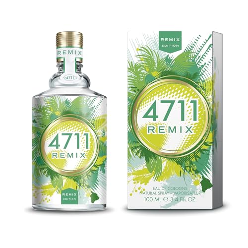 4711® Remix Cologne Green Oasis I Eau De Cologne - Frizzante - Libera - Avventurosa - Per Una Vera Gioia Di Vivere! I Spray Con Atomizzatore Naturale 