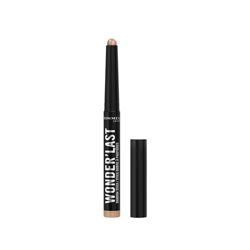 Rimmel London, Wonder'Last, 004 Soft Bubbles, Ombretto In Stick, Colore Vibrante E D’Impatto, Facile Da Applicare, Texture Confortevole, Formula Ultra